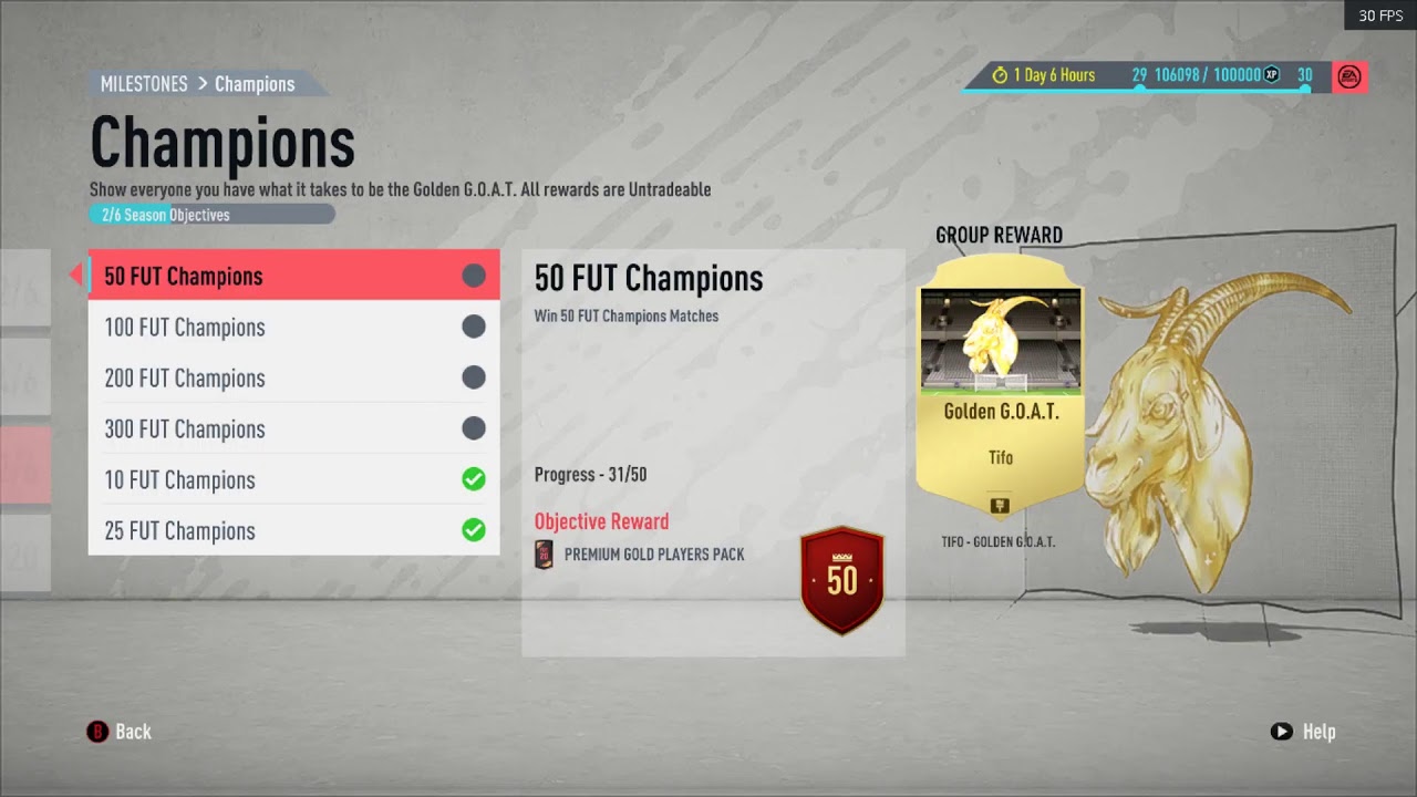 FIFA 20|Gold 2 WL|Division 4 Rank 1 Rewards Pack Opening