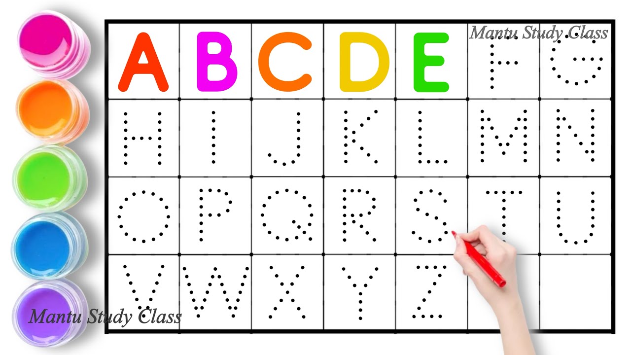 abcd, abcde, a &mdash; яблоко, b &mdash; мяч, c &mdash; кошка, алфавиты, фонетическая песня, अ से अनार, English var...