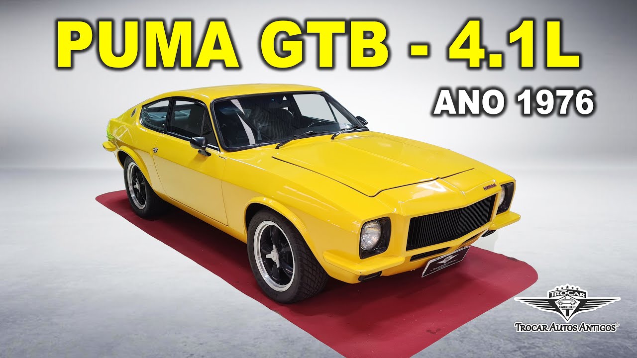 PUMA GTB AMARELO ESPORTIVO! | ANO 1976 |  Motor 4.1 - 06 cilindros | Serviço de acabamentos gerais