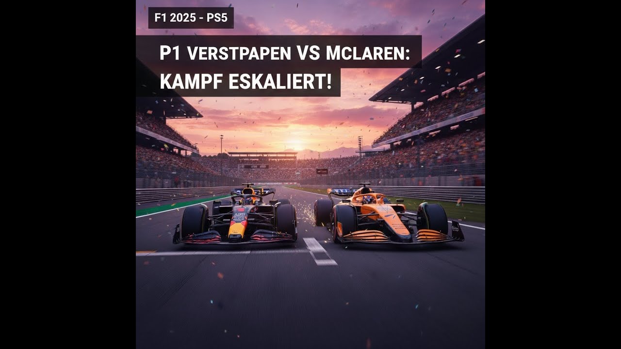🏎️ F1 2025 PS5: P1 Verstappen VS McLaren im Action-geladenen, gnadenlosen Fight bis zum Schluss! 🏁