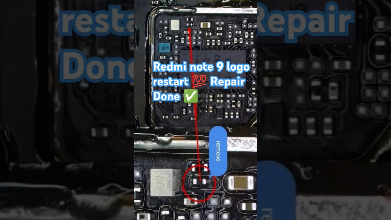 Redmi note 9 logo restart 💯 Repair Done ✅ @ycs-yang @akinfo #ycs-rubel