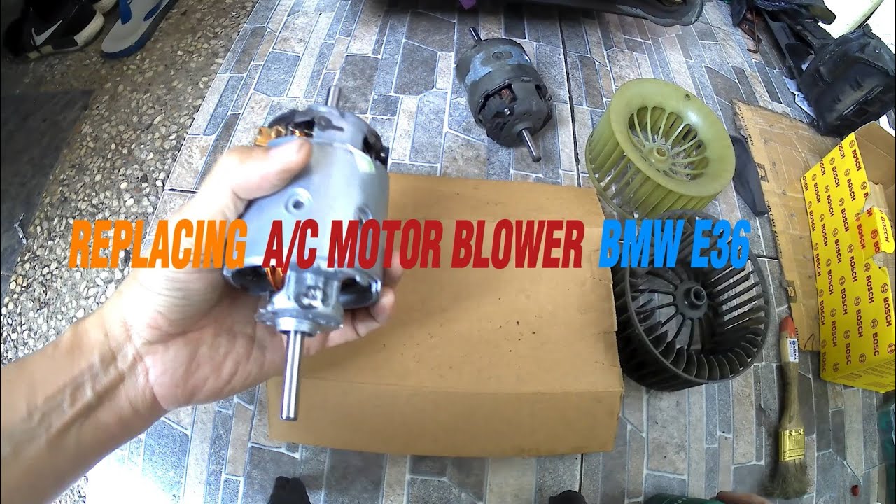 BMW E36 Replacing A/C Blower Motor