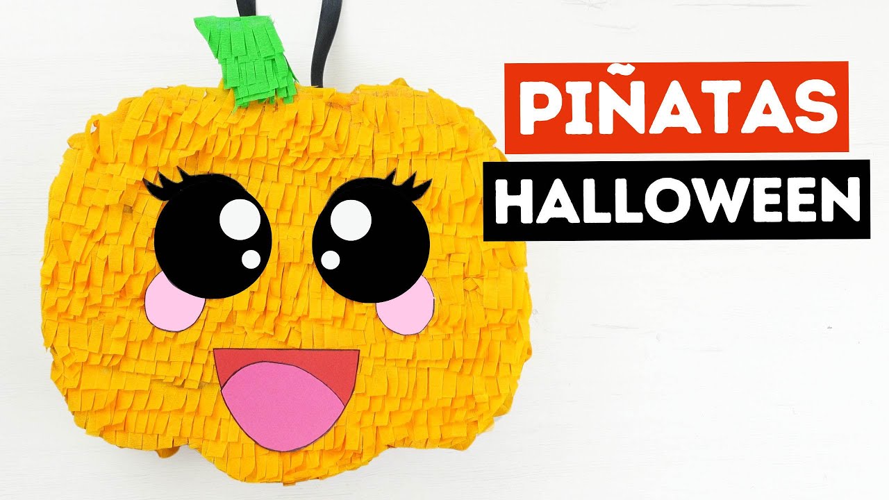 🎃 Cómo hacer una piñata de calabaza para Halloween y 6 piñatas más.