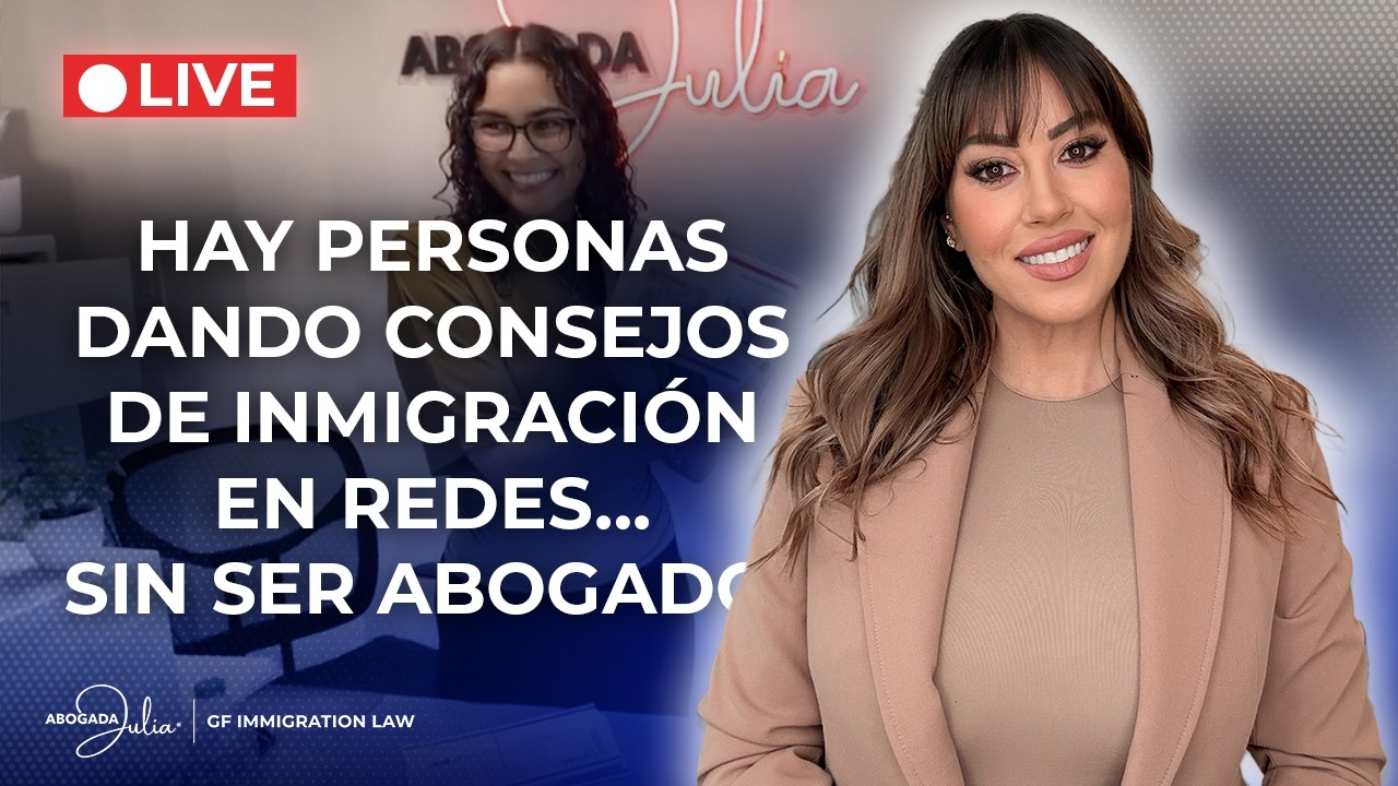 🎙 EN VIVO con la Abogada Julia 877-926-0808