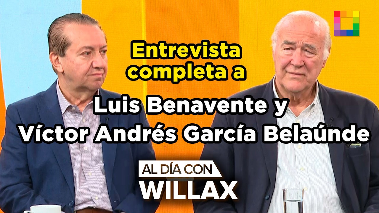 Al Día con Willax - FEB 19 - ENTREVISTA A LUIS BENAVENTE Y VÍCTOR ANDRÉS GARCÍA BELAÚNDE  | Willax
