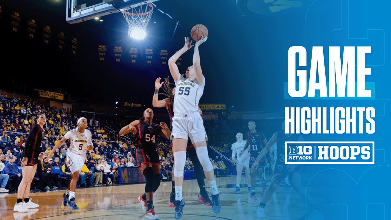Rutgers at Michigan | Highlights | Big Ten Women's Basketball | 01/18/2025