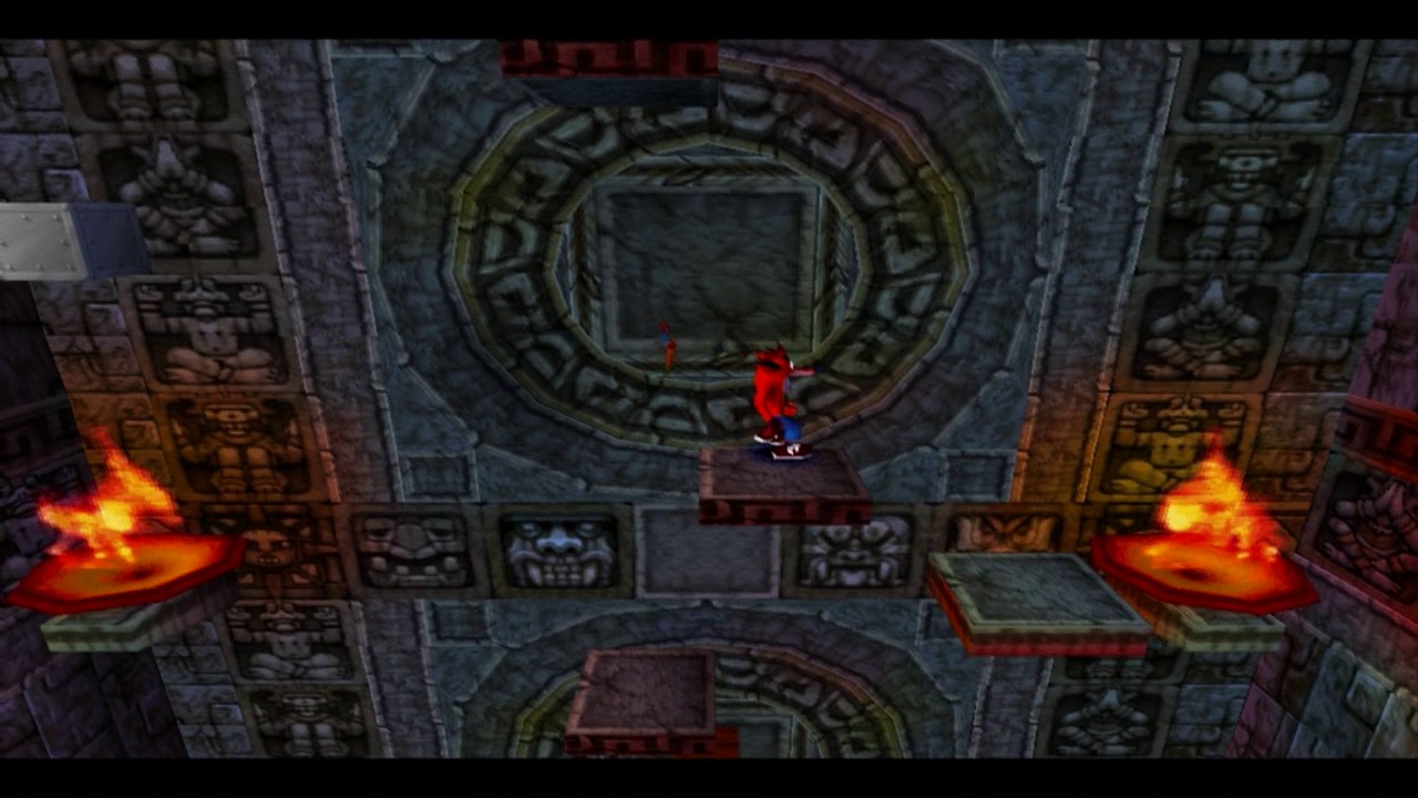 Crash Bandicoot (PS1) - Stage 10 - The Lost City (100%)