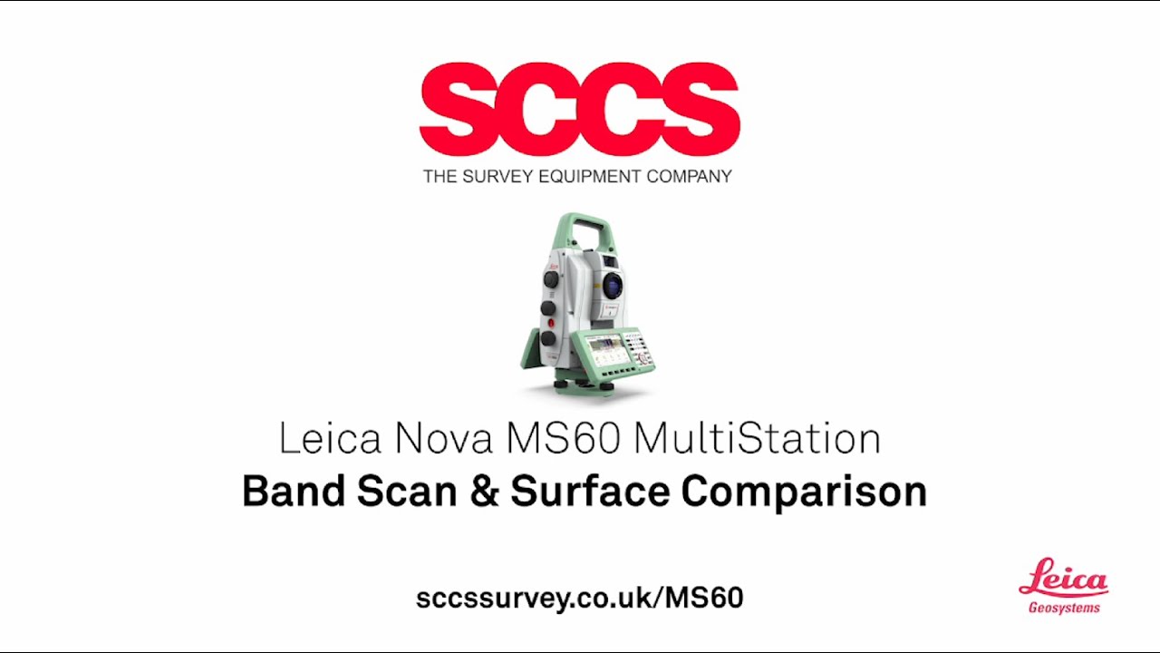 Leica NOVA MS60 Band Scan & Surface Comparison