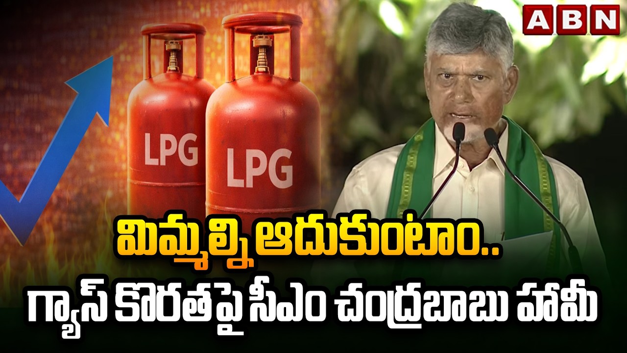 Cm Chandrababu Promise to Public Over Gas Shortage in AP | ABN Telugu