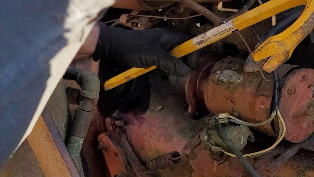 56 International Backhoe 300 Utility is STUCK!!