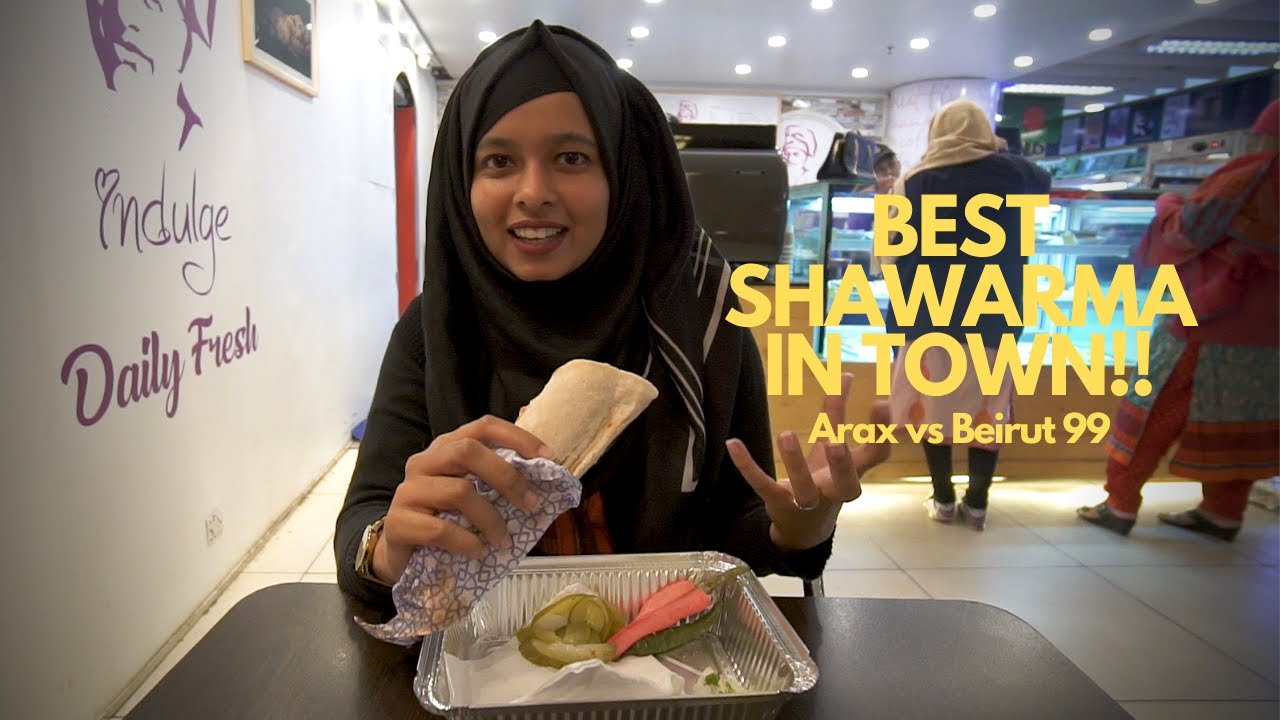 BEST SHAWARMA IN DHAKA?? | Arax vs Beirut 99 | Khudalagse #foodvlog