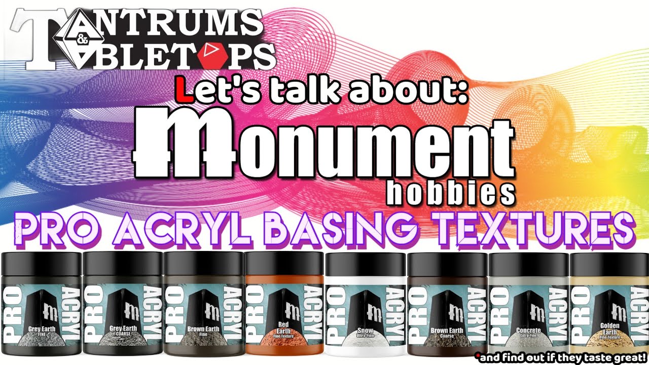 Pro Acryl Basing Textures by Monument Hobbies - Lets talk paint!