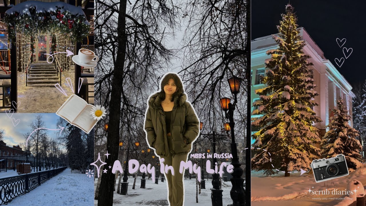 Little Steps 🌿✨ | A Day in My Life 📖 | Med Student in Russia ❄️
