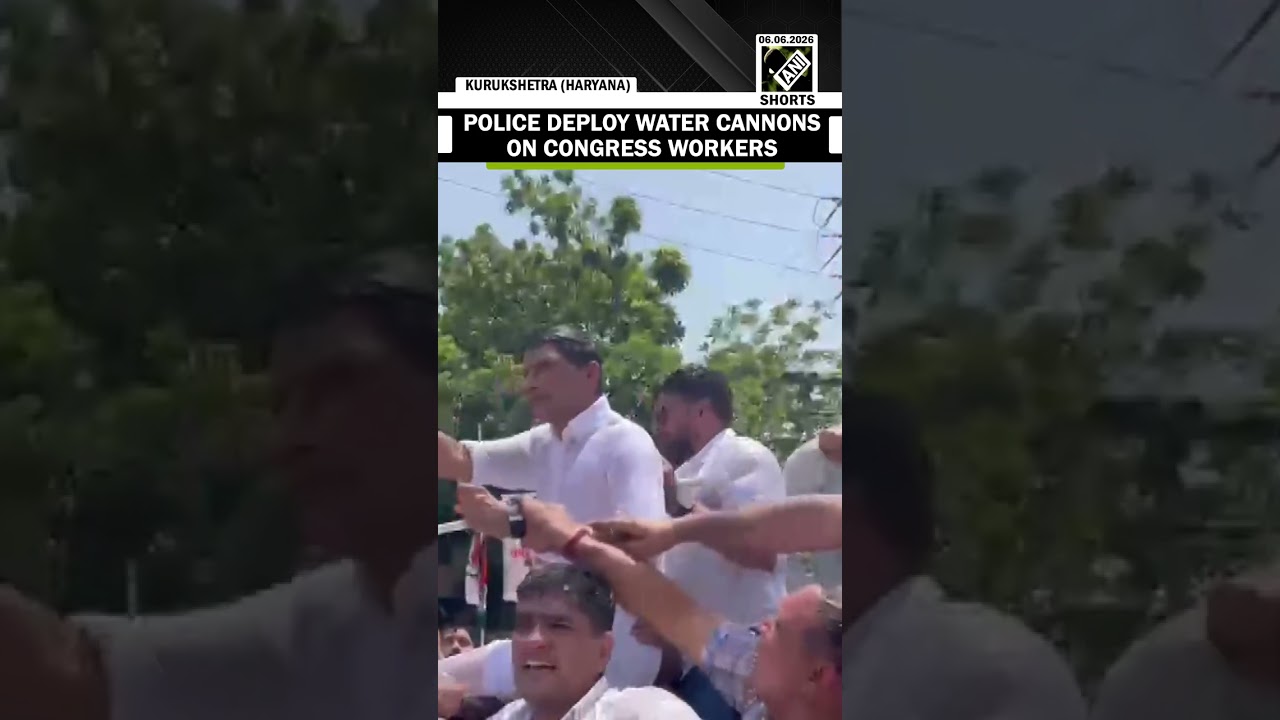 Congress protest march near Haryana CM residence faces water cannon action