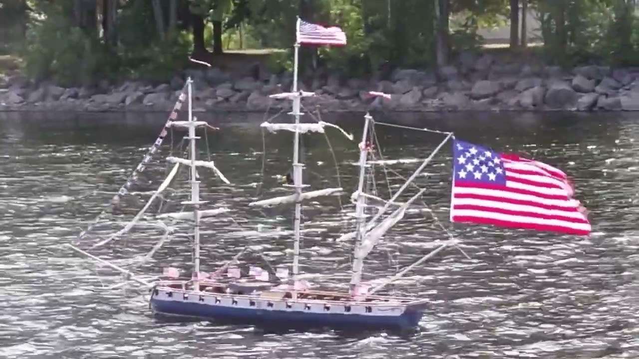 2018 Battle of Plattsburgh NY model warship