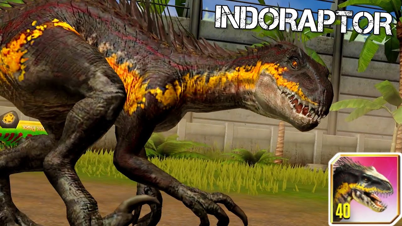 Jurassic World: The Game EP400 INDORAPTOR LV MAX