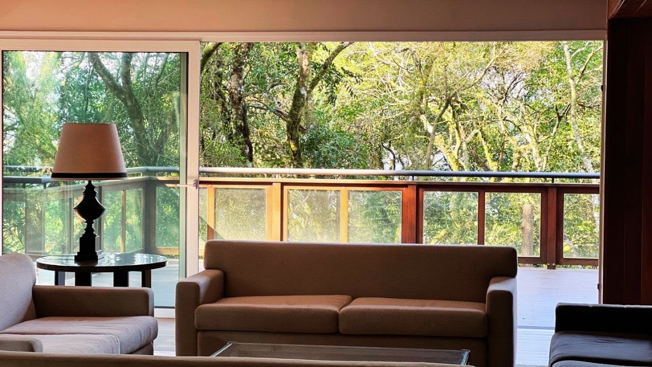 INIGUALAVÉL MANSÃO SUSPENSA EM GRAMADO EM MEIO A NATUREZA SILVESTRE