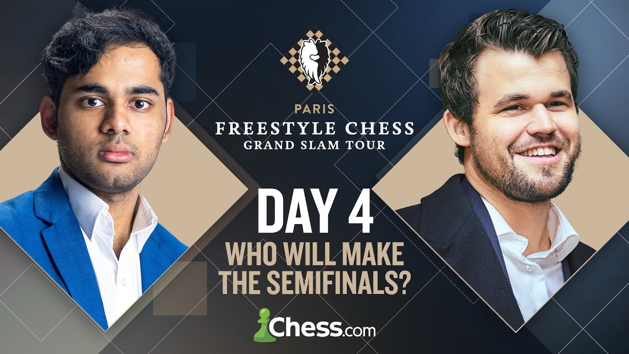 Freestyle Chess Grand Slam Paris: Ian v Vincent, Fabiano v MVL, Hikaru v Arjun Headline QFs Game 2
