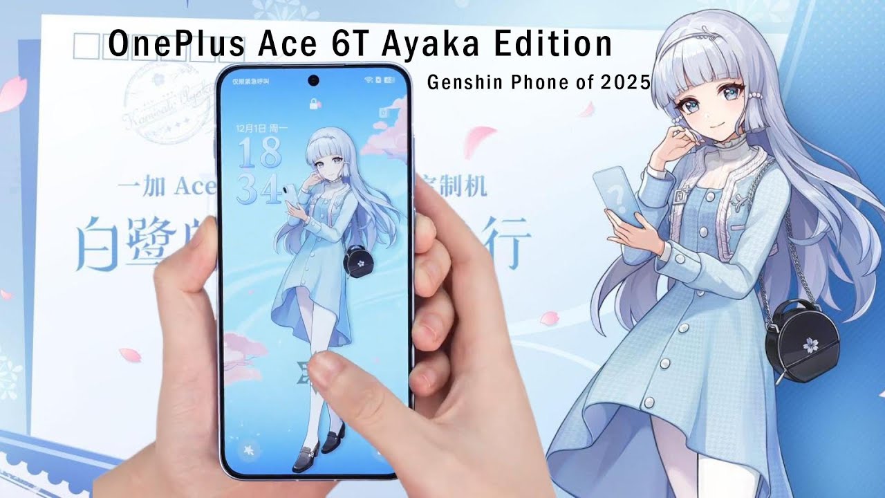 OnePlus Ace 6T Genshin Impact Камисато Аяка издание