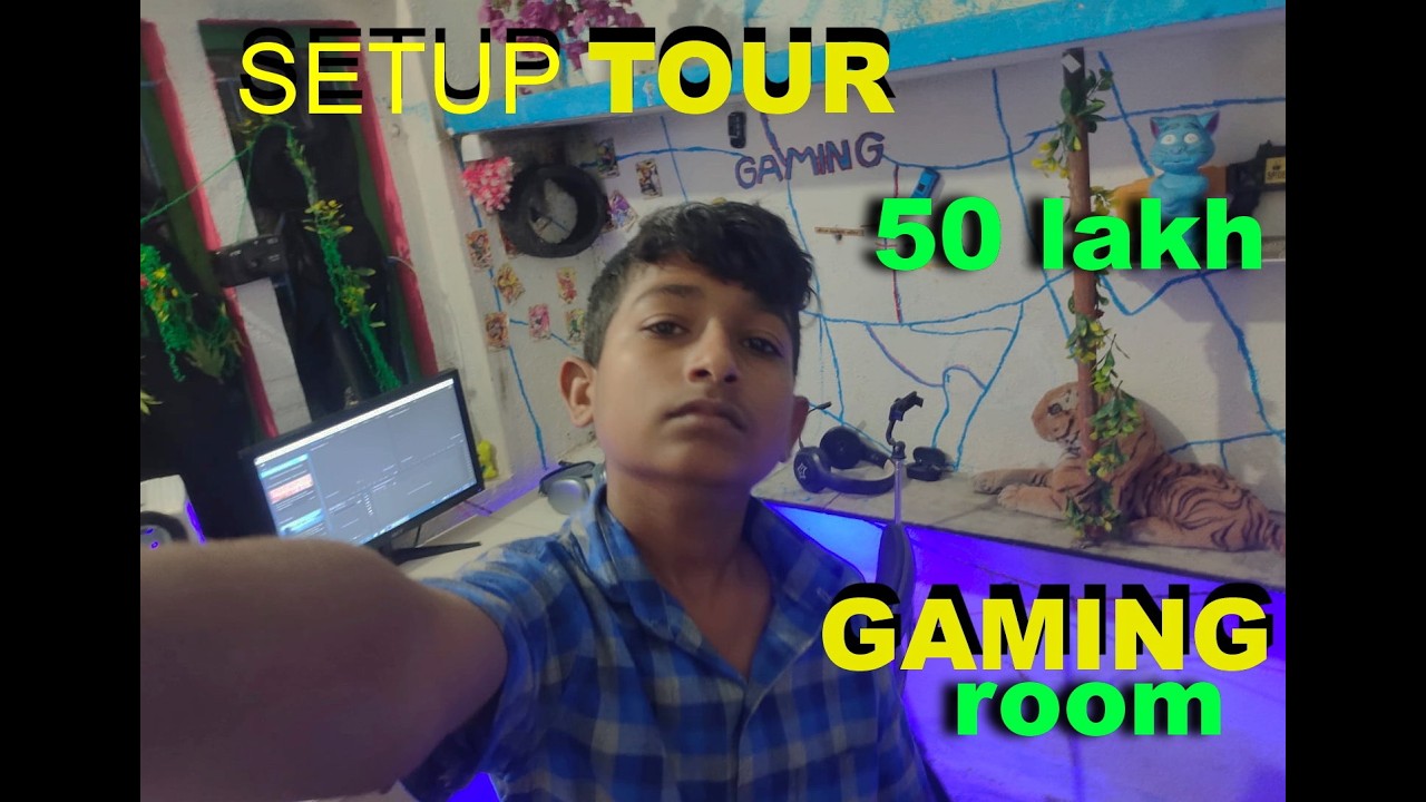 50 LAKH KA GAMING TOUR 🤑 for 14 AGE YOUTUBERR