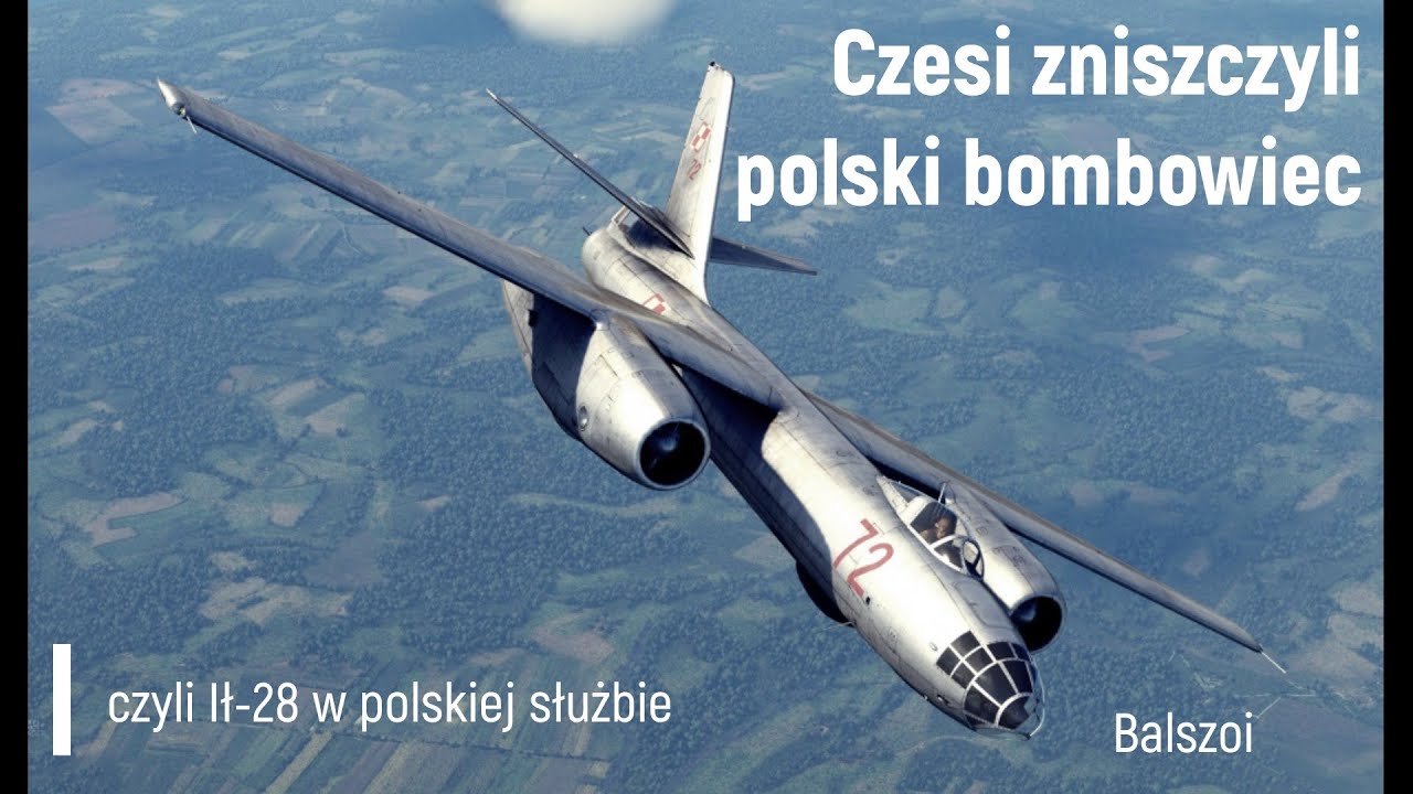 Czesi zniszczyli polski bombowiec! | Ił-28 w polskiej służbie