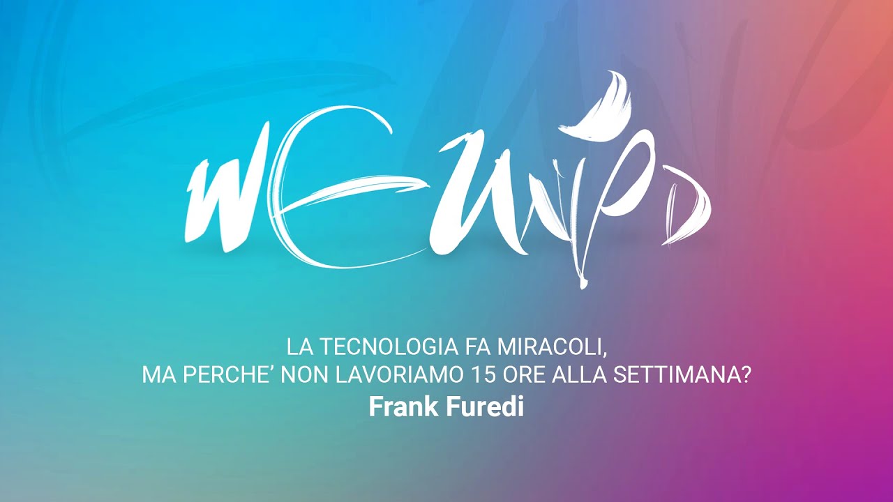 Frank Furedi: La tecnologia fa miracoli, ma perch&eacute; non lavoriamo 15 ore alla settimana?