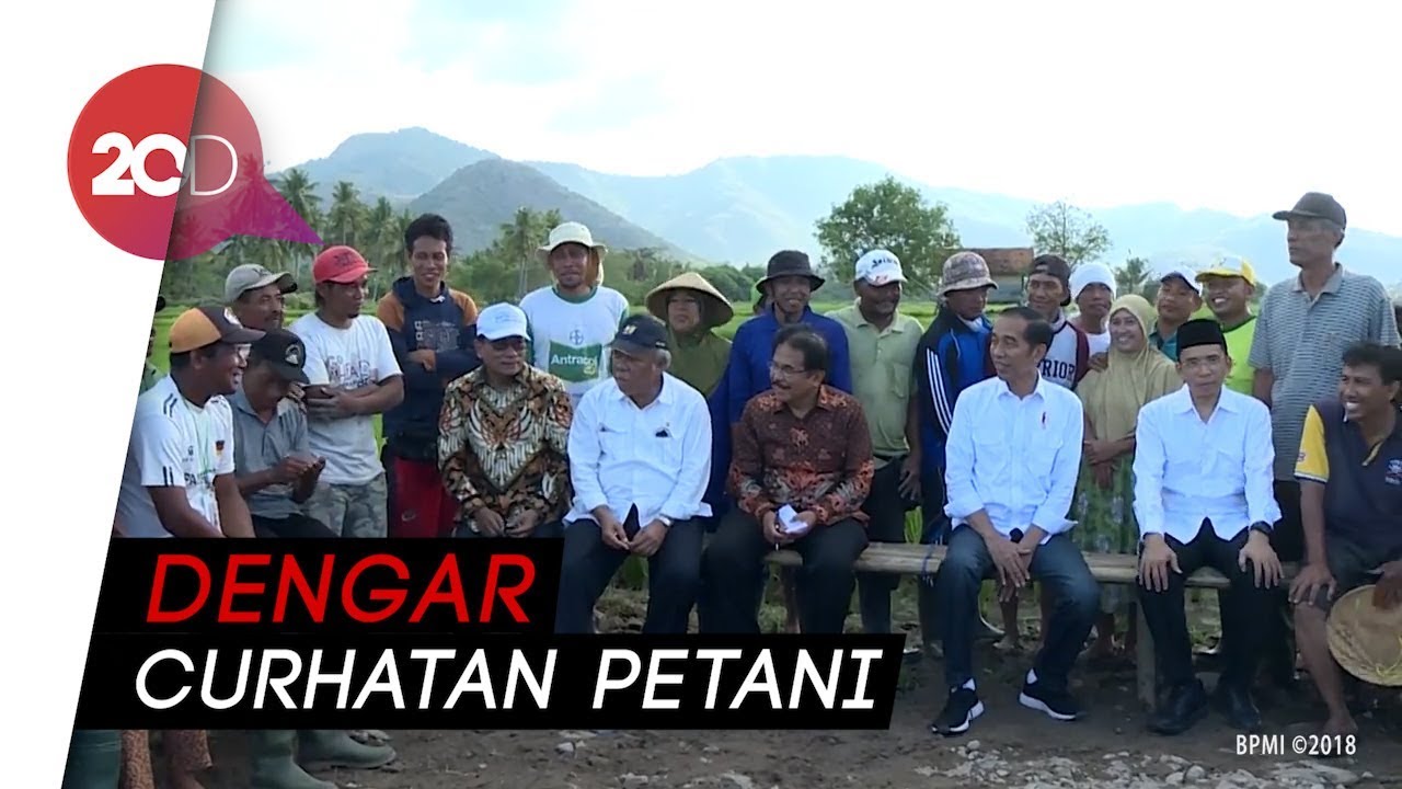 Blusukan Jokowi TGB Temui Petani Sumbawa