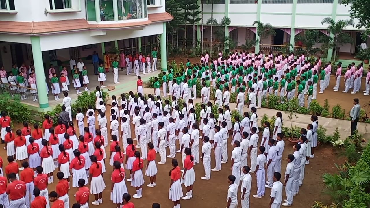 National Anthem during Morning Assembly