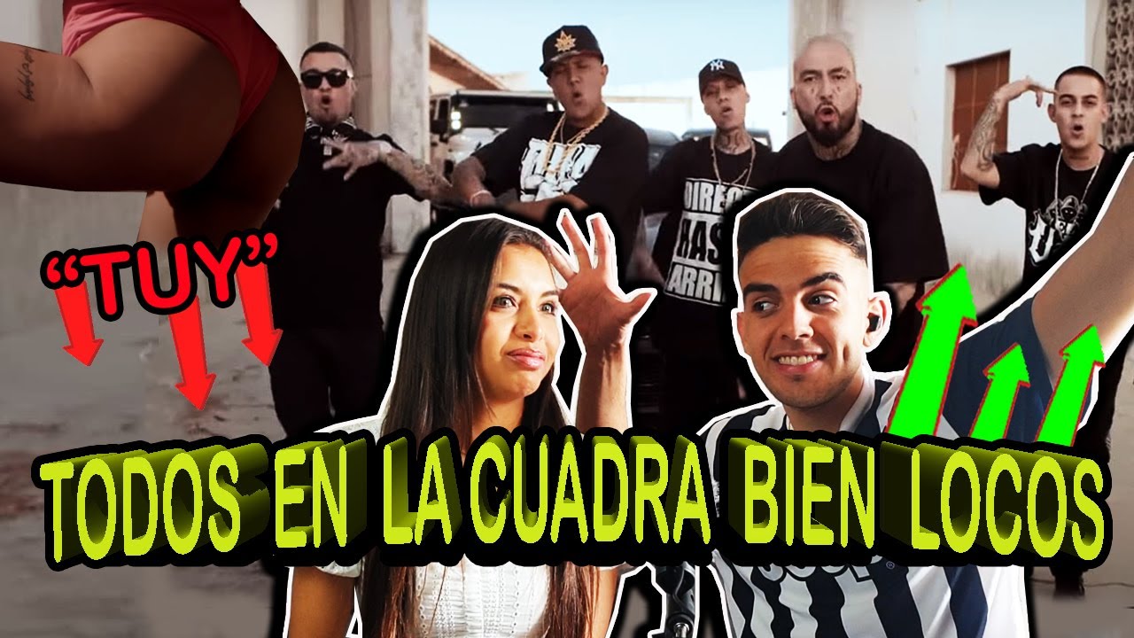 REACCION a TODOS EN LA CUADRA BIEN LOCOS