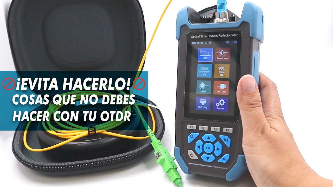 ¡Evita hacer esto con tu OTDR!| FibraMarket