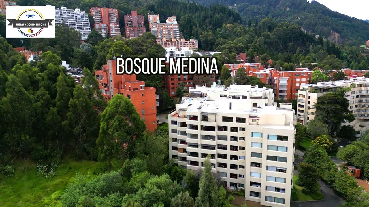 VOLANDO EN DRONE 4K - BOSQUE MEDINA