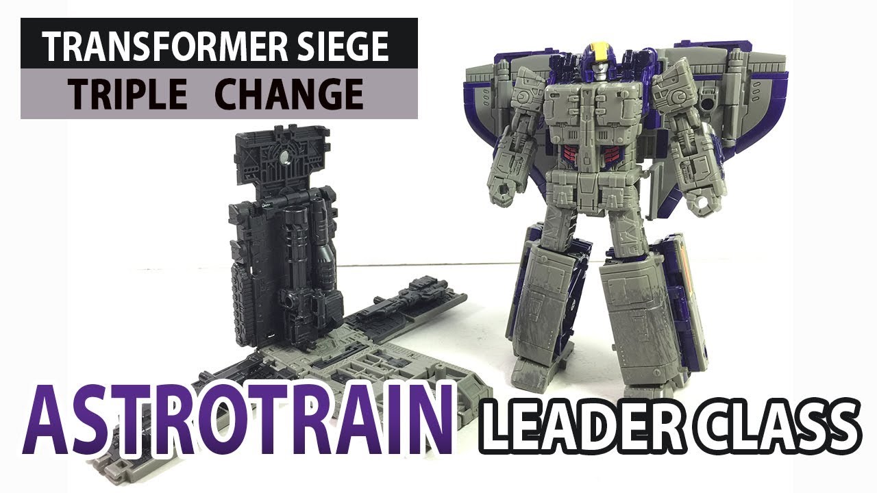 Transformer Siege ASTROTRAIN Leader Class Review /  WFC-S51 アストロトレイン