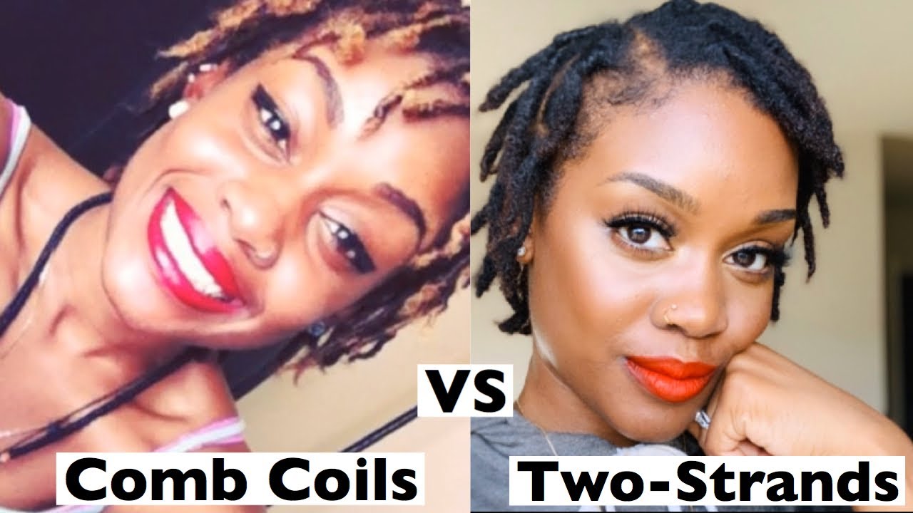 Coils vs Two Strand Twists Starter Locs!