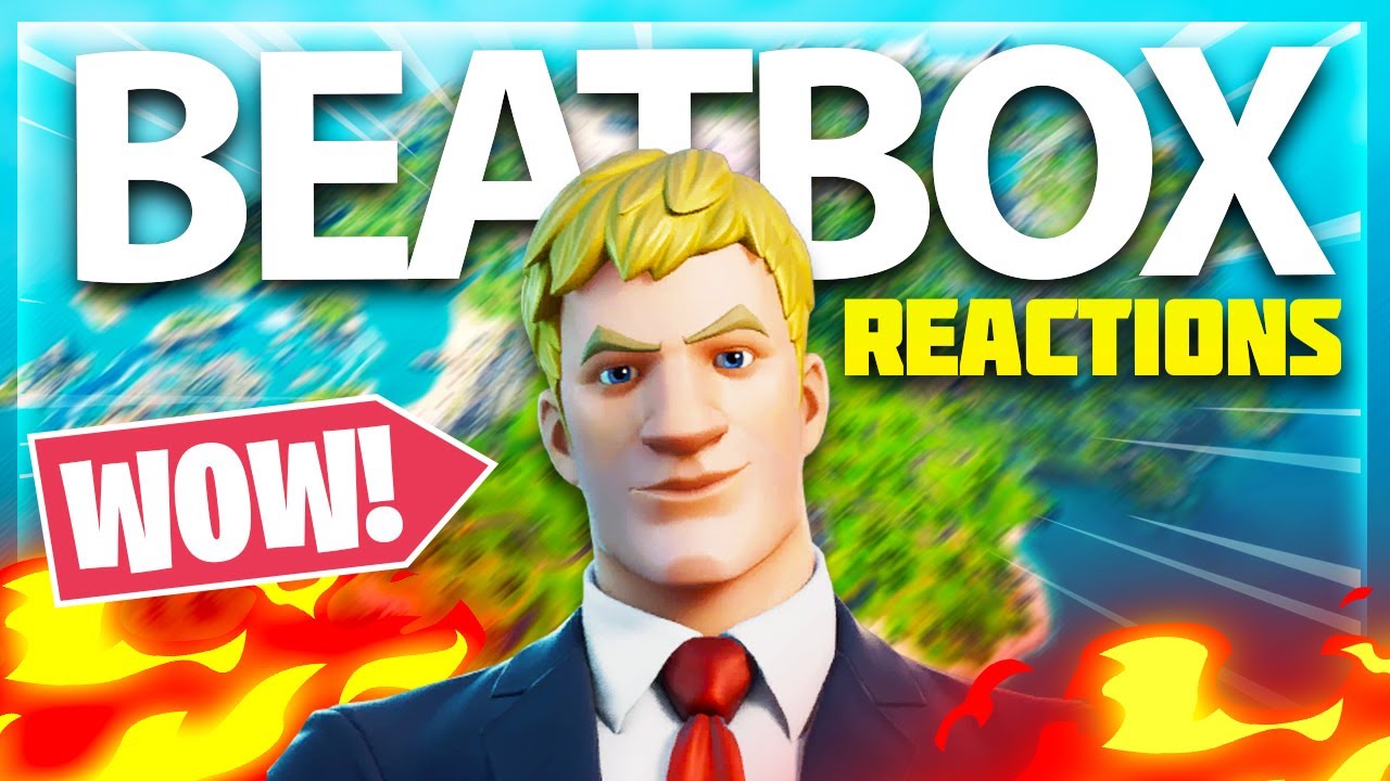 Pretending I CANT BEATBOX in Fortnite Random Squads
