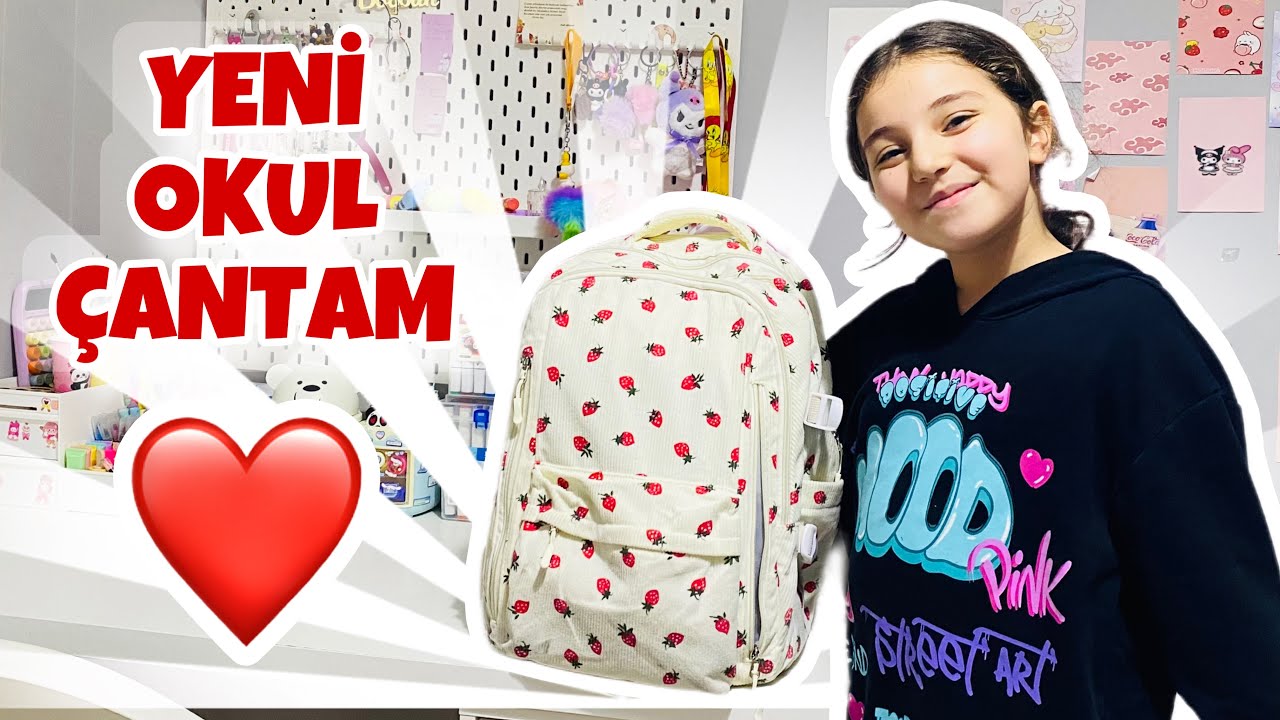 YENİ OKUL ÇANTAMDA NE VAR !! TEMU ‘ dan Aldığımız Yeni Okul Çantasını Yerleştiriyoruz !