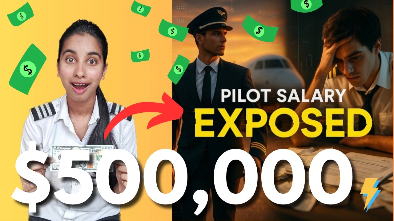 HOW Much I got Paid as an Airline Pilot | Pilot SALARY Breakdown