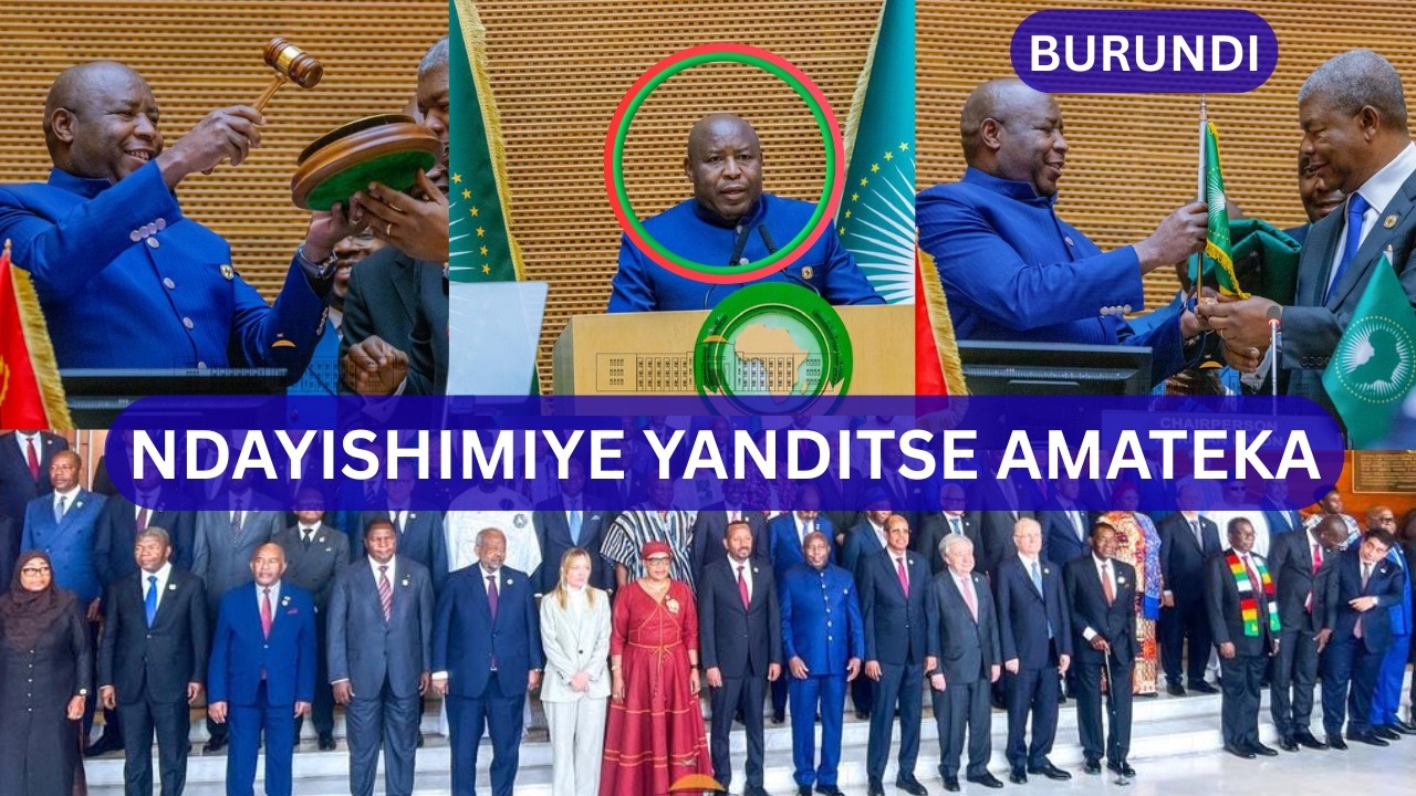 Mu mfuruka z’icyumba Perezida Ndayishimiye yaherewemo kuyobora AU