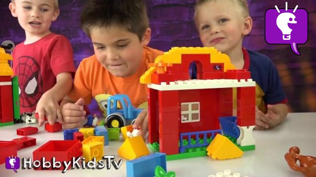 FARMER! HobbyFrog Toy Review of Duplo Family Toy Reviews HobbyKidsTV