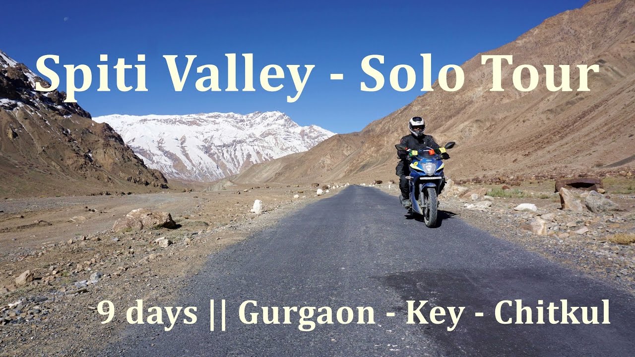 Spiti Valley || 9 days - Solo Tour || Suzuki Gixxer SF
