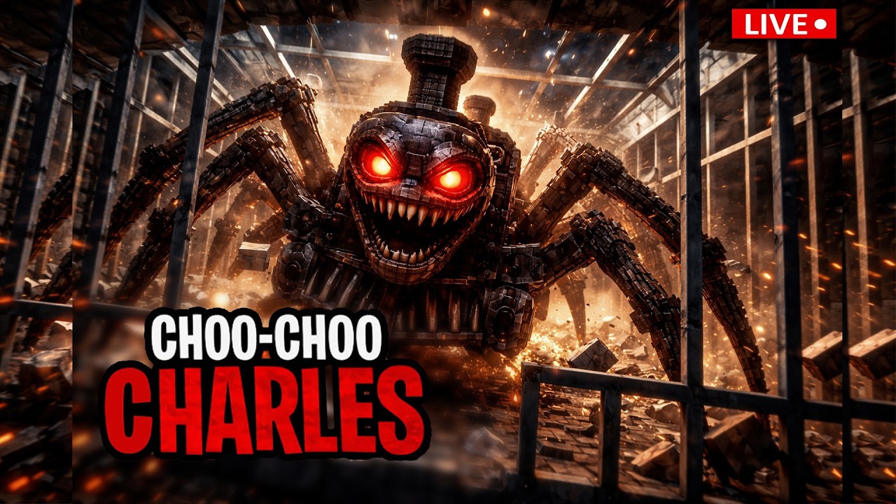 Choo Choo Charles Monster Train hunt with MadGirl Plays #shortslive #horrorgaming