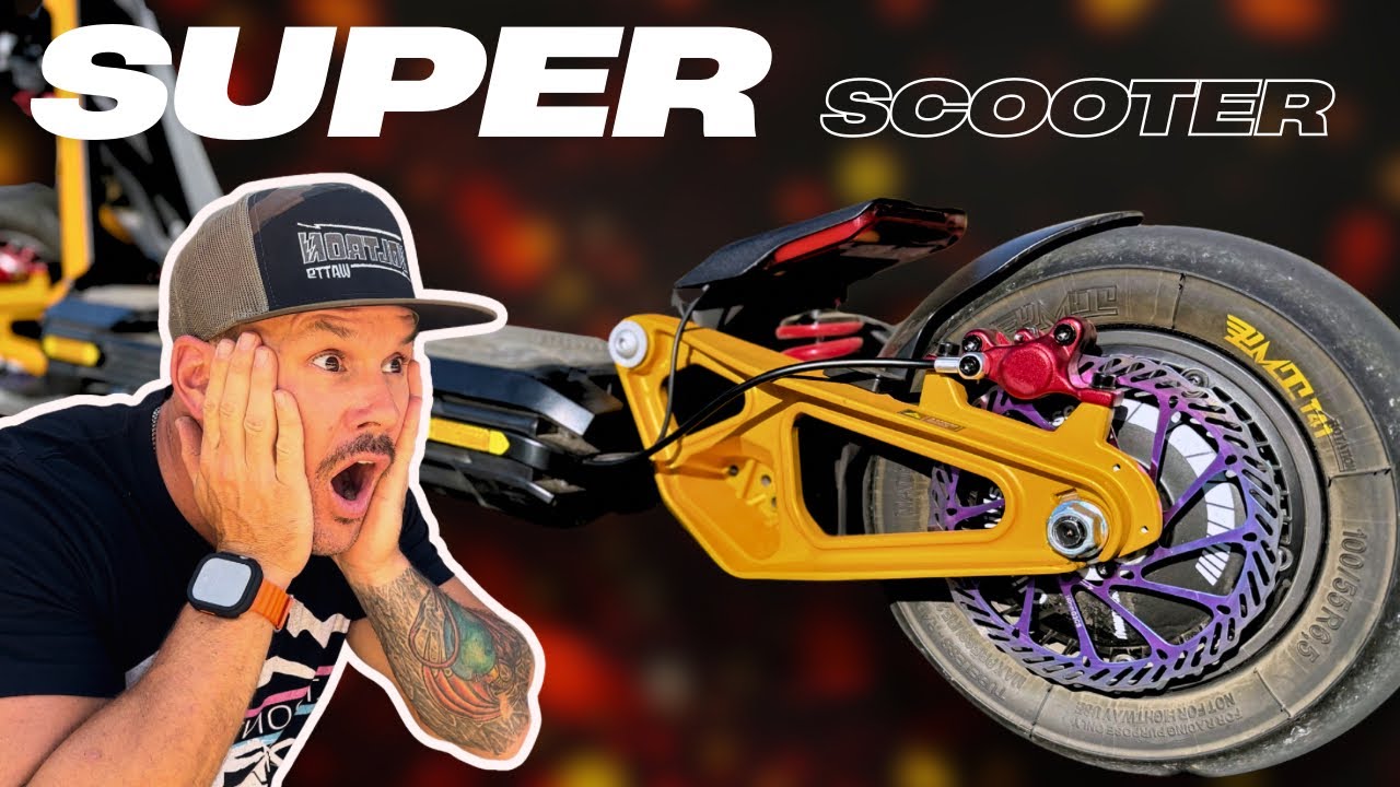 I reviewed the fastest electric scooter on the internet! INMOTION RS Super Scooter 🚀