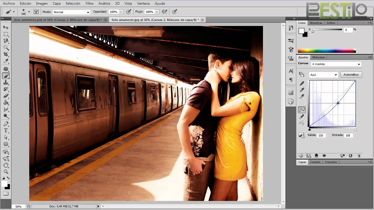 Photoshop - Efecto de Luz o Ambiente Cálido