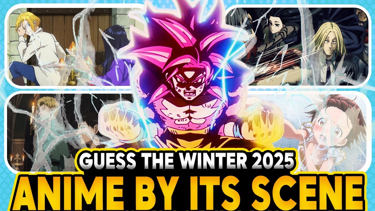 🎮 Can You Guess the Winter 2025 Anime by Its Scene ? - (Easy - Hard Mode) - Anime Quiz 📙