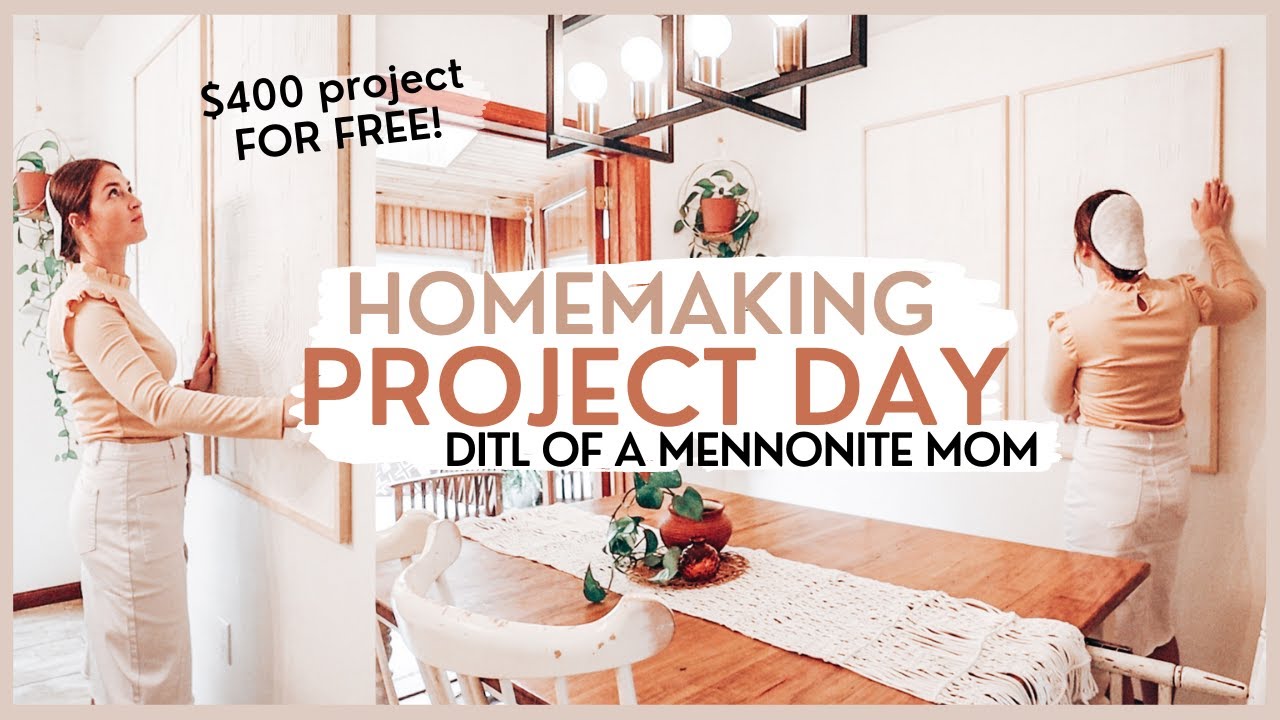SPRING Refresh: plaster art DIY, closet declutter + beautiful homemaking | MENNONITE MOM LIFE