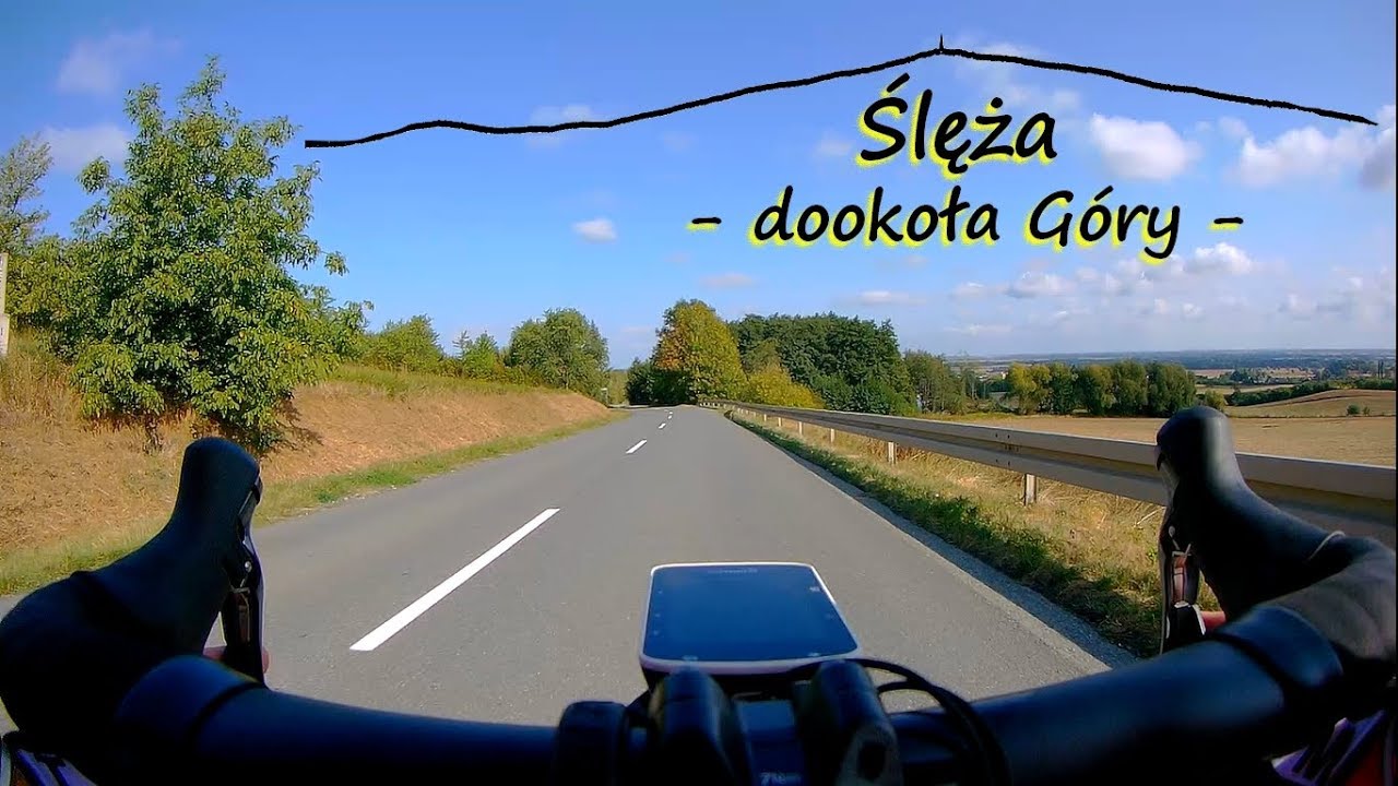 Trening szosa. Ślęża - dookoła Góry. Trening przez Przełęcz Tąpadła.
