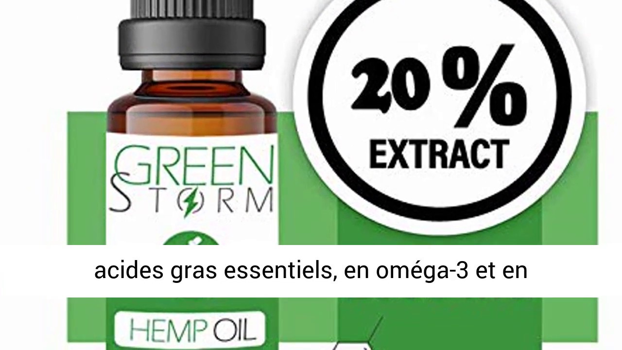 AVIS - Huile de chanvre spectre complet 20% -  2000mg - 10ml - Hemp Oil Full spectrum