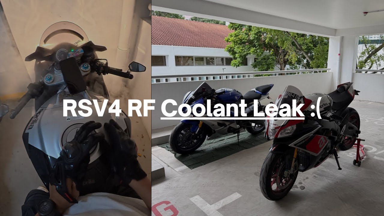 У меня протекла охлаждающая жидкость в RSV4 :(