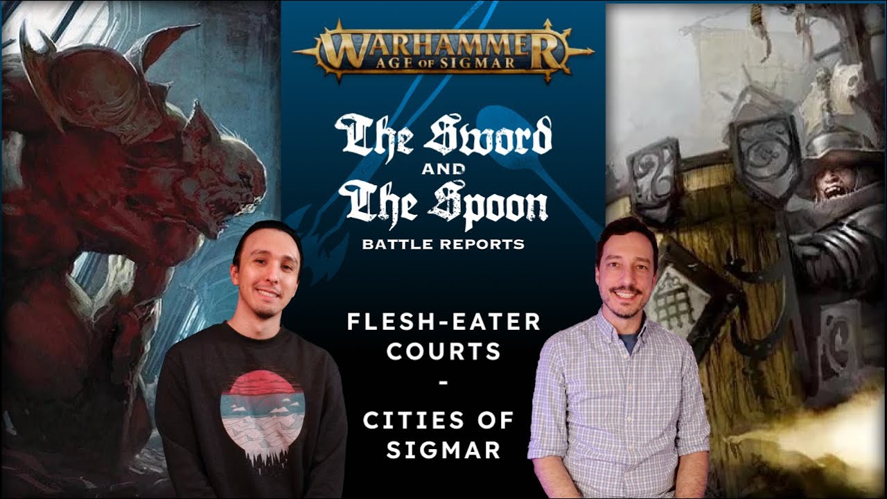 Flesh-Eater Courts v Cities of Sigmar | 4th Edition Age of Sigmar Battle Report #games #aos