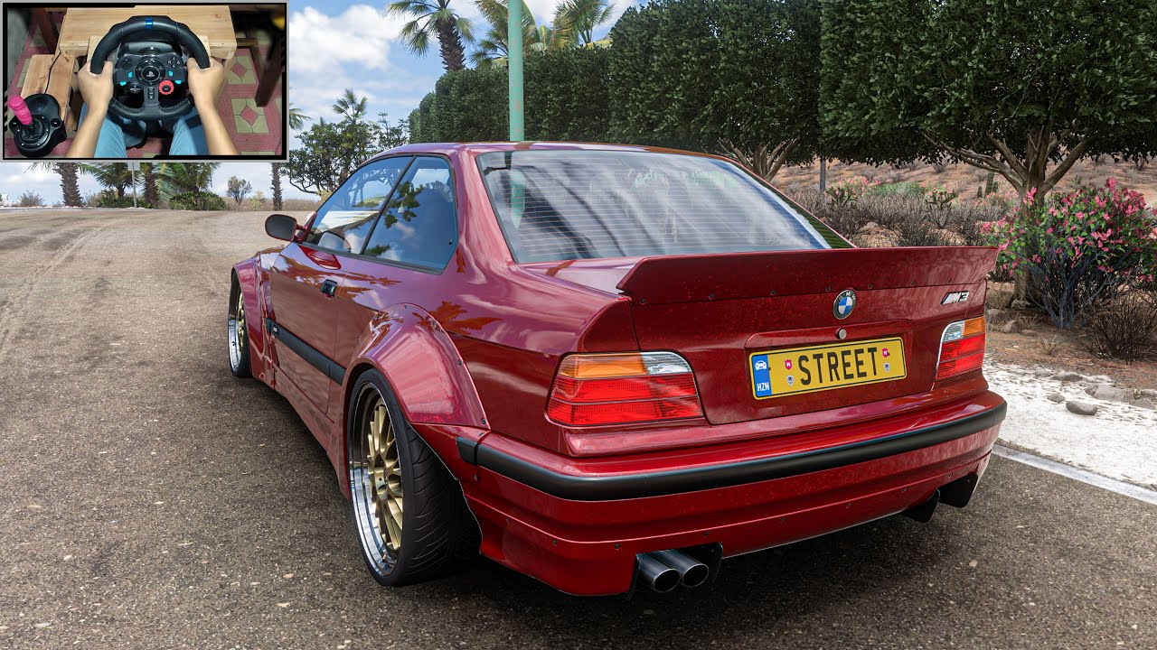 Forza Horizon 5 Drifting BMW M3 E36 (Steering Wheel + Shifter) Gameplay