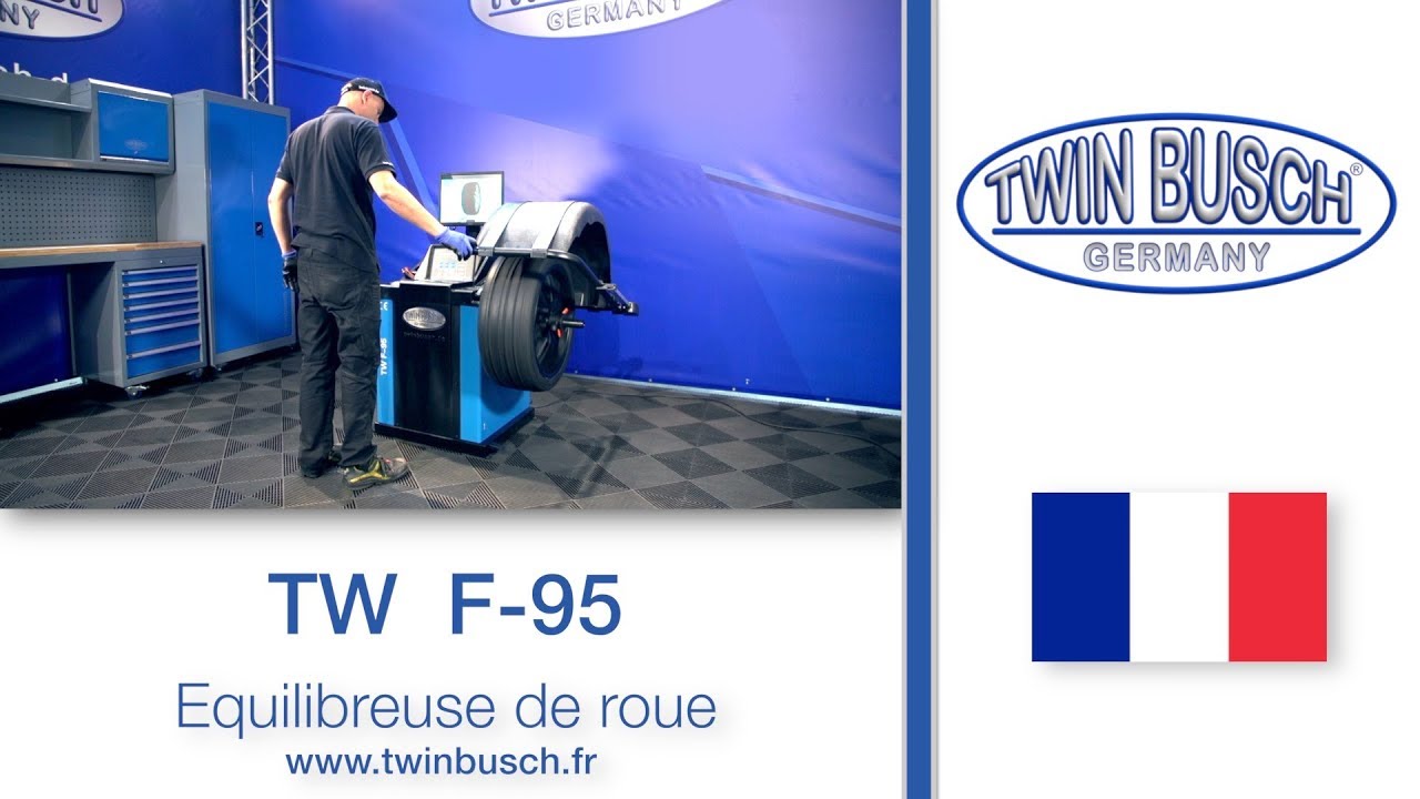 TW F-95 : Equilibreuse de roue automatique de TWIN BUSCH®